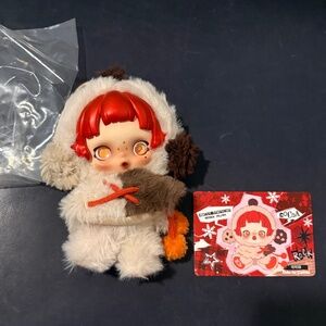 POP MART Skullpanda “Winter Symphony” Series Plush – Ode to Coco (Opened)